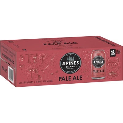 4 Pines Brewing Pale Ale Can 375mL