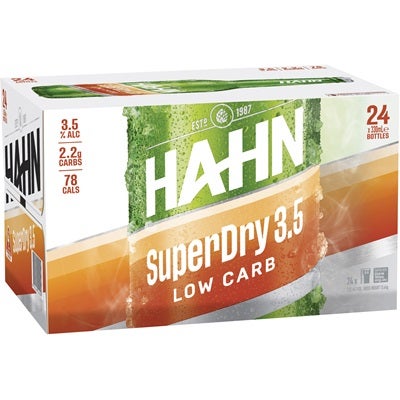Hahn Super Dry 3.5 Bottle 330mL