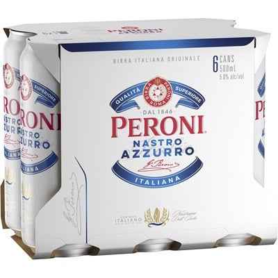 Peroni Nastro 5% Can 500mL