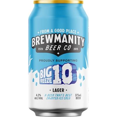 Brewmanity Ice Cold Lager Can 375mL
