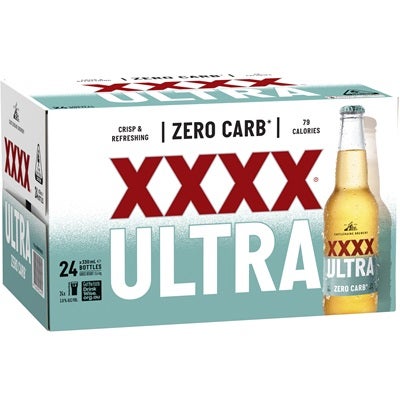XXXX Ultra Bottle 330mL