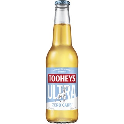 Tooheys Ultra Bottle 330mL