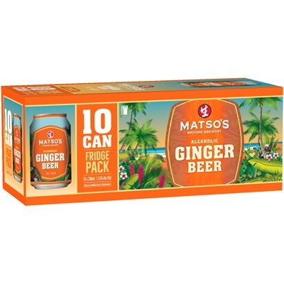 Matso's Ginger Beer Can 330mL 10pk