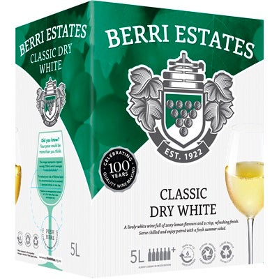 Berri Classic Dry White Cask 5L