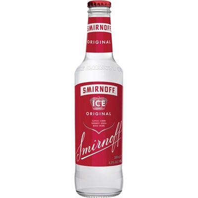 Smirnoff Ice Red Bottles 300mL