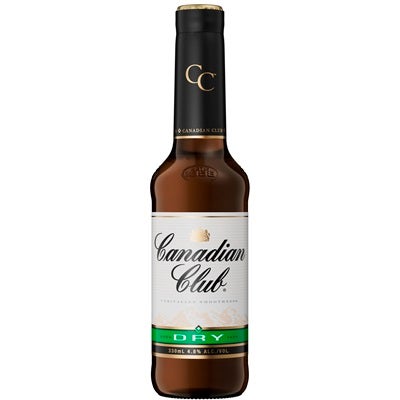 Canadian Club & Dry 4.8% Bottle 330mL