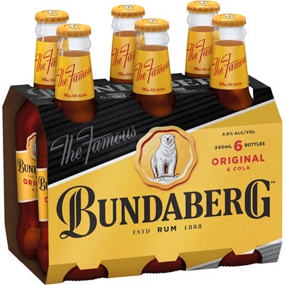 Bundaberg & Cola Bottle 345mL