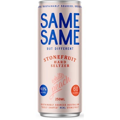 Same Same White Peach Hard Seltzer Can 250ml