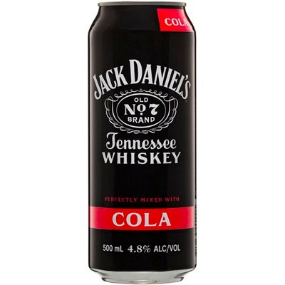 Jack Daniels & Cola Tallie Can 500mL
