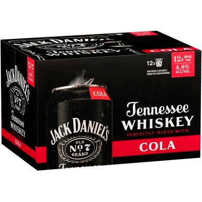 Jack Daniels & Cola Tallie Can 500mL