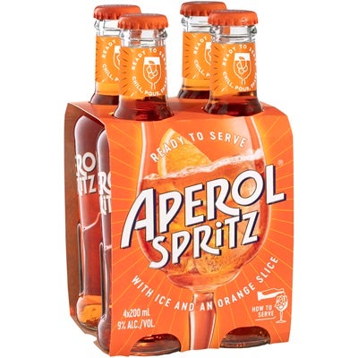 Aperol Spritz Bottle 200mL