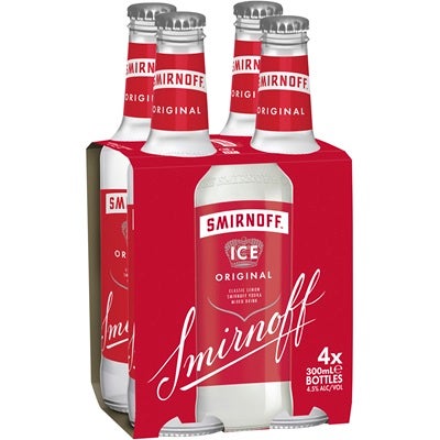 Smirnoff Ice Red Bottles 300mL