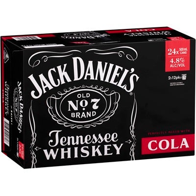 Jack Daniels & Cola Tallie Can 500mL