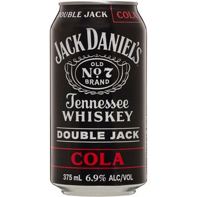 Jack Daniels Double Jack and Cola Can 375mL
