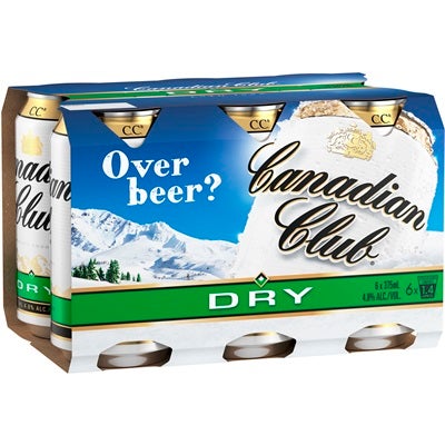 Canadian Club Dry Can 375mL