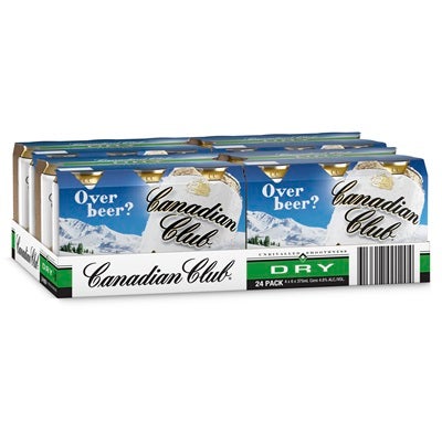 Canadian Club Dry Can 375mL