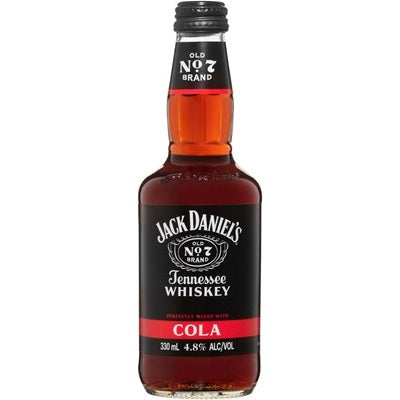 Jack Daniels & Cola Bottle 330mL