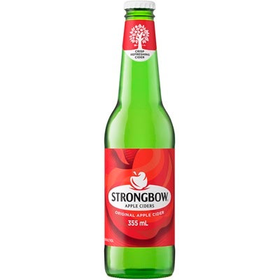Strongbow Original Apple Cider Bottle 355mL