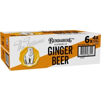 Bundaberg Alcoholic Ginger Beer Can 375ml
