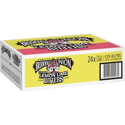 Brookvale Union Vodka Lemon Lime Bitters Can 330mL