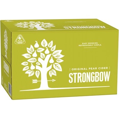 Strongbow Pear Cider Bottle 355mL