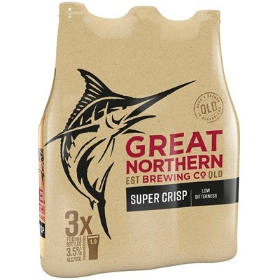 Great Northern Super Crisp Lager Bottle 700mL