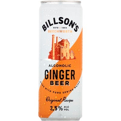 Billson's Ginger Beer Can 355mL