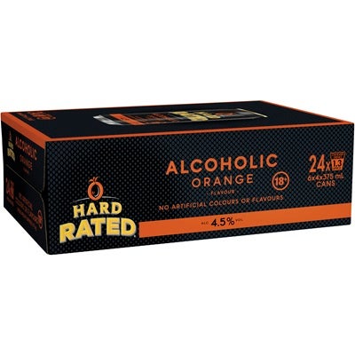 Hard Rated Orange Can 375mL