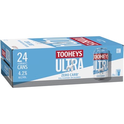Tooheys Ultra Can 375mL