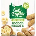 Only Organic Iron Enriched Banana Biscotti 10+ Months 100g