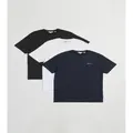 3 Pack Chest Embroidery Tee