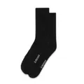 Dm Accessories Double Doc Socks Unisex Black Size S/M