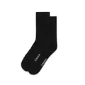 Dm Accessories Double Doc Socks Unisex Black Size S/M