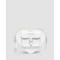 Dm Accessories Heart Backpack Unisex White Size OS