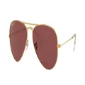 Ray-Ban Sunglasses RB3025 Aviator Large Metal Polarized 9196AF