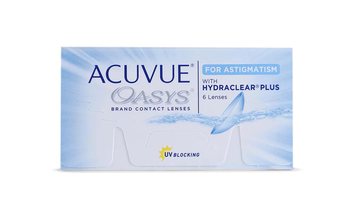 Acuvue Oasys for Astigmatism 6 Pack Contact Lens 1-2 weeks Disposable - Afterpay - Private Health Rebate
