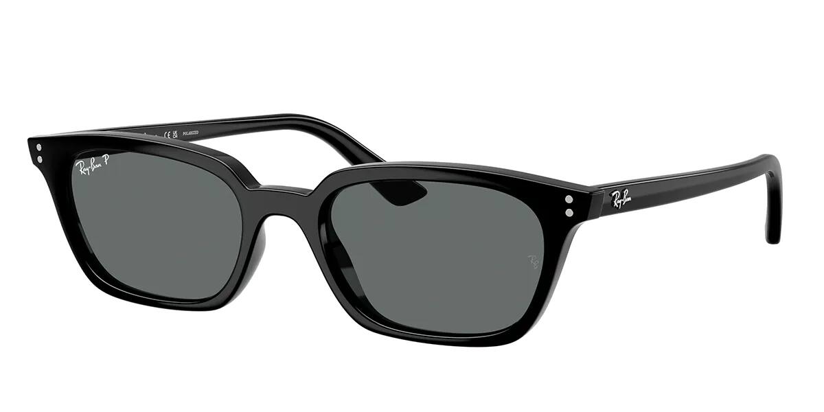 Ray-Ban RB4456 Zaya Polarized 667781 Men's Sunglasses Black Size 53