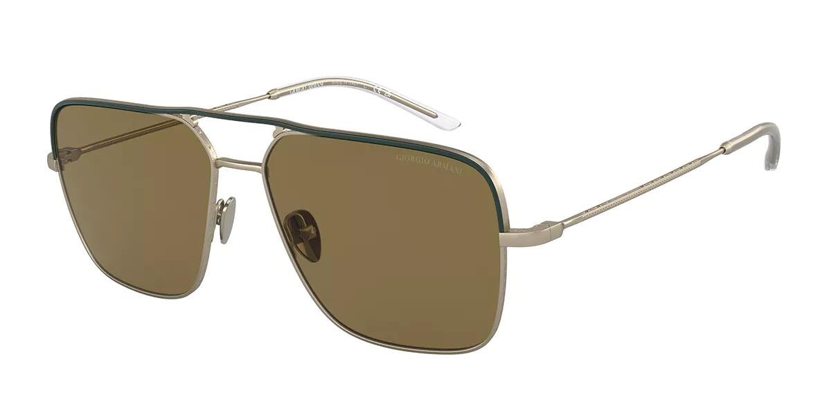 Giorgio Armani AR6142 300273 Men's Sunglasses Gold Size 57