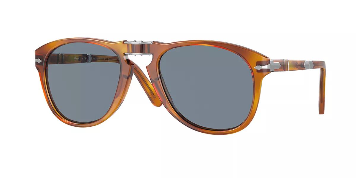 Persol PO0714SM Folding S96/56 Men's Sunglasses Tortoiseshell Size 54