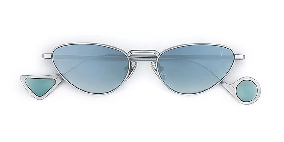 Eyepetizer Alameda C.1-26F Women’s Sunglasses Silver Size 50