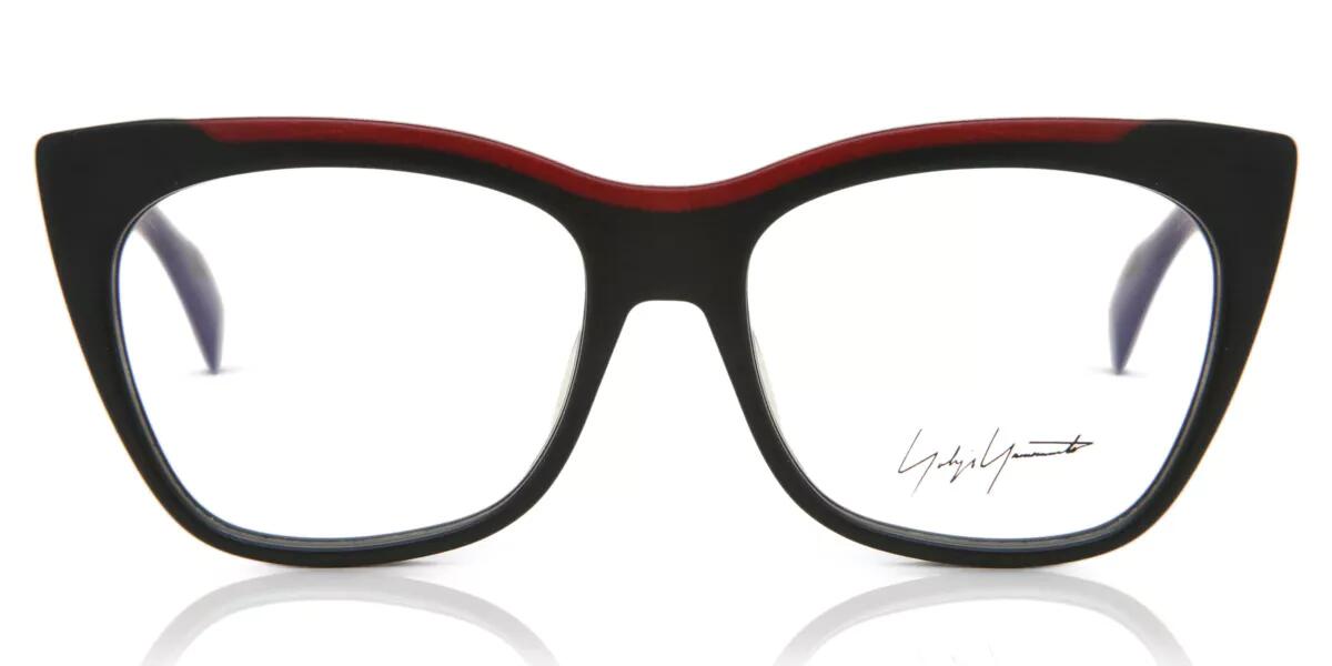 Yohji Yamamoto 1030 002 Men's Glasses Black Size 54 - Private Health Rebate - Blue Light Block Available