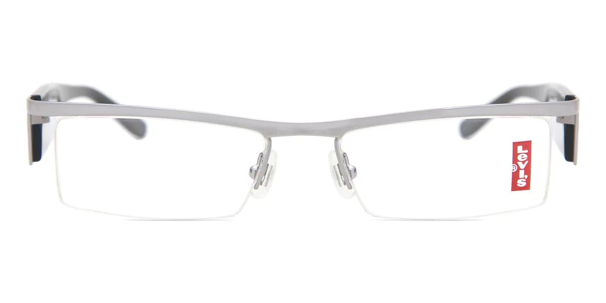 Levi's LS3518 013 Men's Glasses Silver Size 52 - Private Health Rebate - Blue Light Block Available