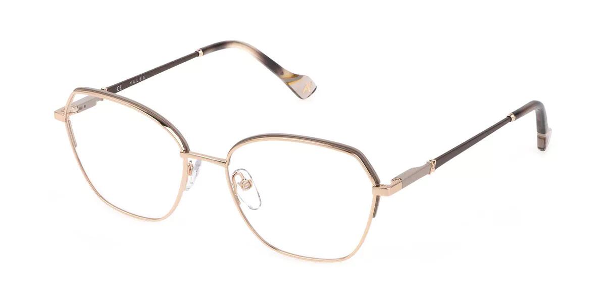 Yalea VYA073 LILIANA 02AM Women’s Glasses Rose-Gold Size 54 - Private Health Rebate - Blue Light Block Available