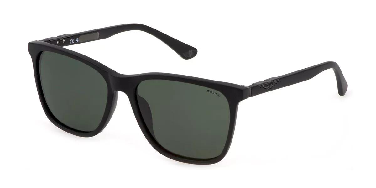 Police SPL872Z ORIGINS 1 Polarized 703Z Men's Sunglasses Black Size 59