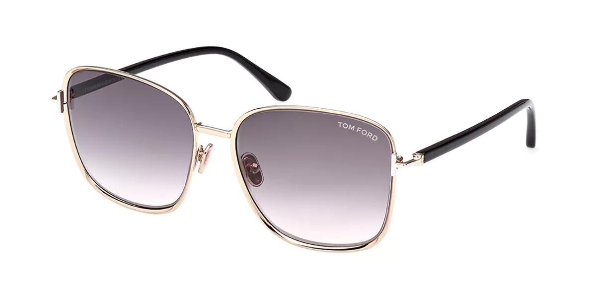 Tom Ford FT1029 FERN 28B Women’s Sunglasses Gold Size 57
