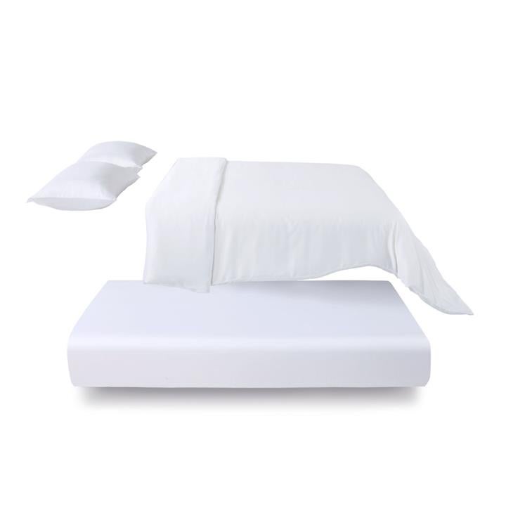 Ecosa Bamboo Bedding - Flat Sheet / Single / Navy Blue