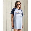 Cali Surf Raglan T-shirt Dress