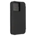 Case-Mate iPhone 13 Pro Max Leather Wallet Folio Case w/MagSafe Black