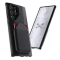 Ghostek Samsung Galaxy S22 Ultra Case EXEC 5 Magnetic Wallet with Card Holder Black