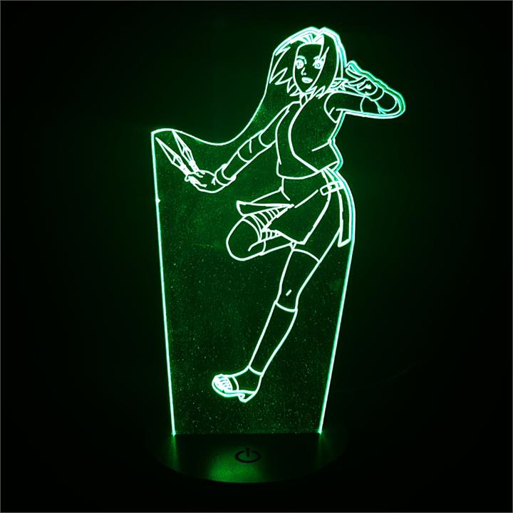 NARUTO 3D RGB App Controlled USB LED Night Light Sakura